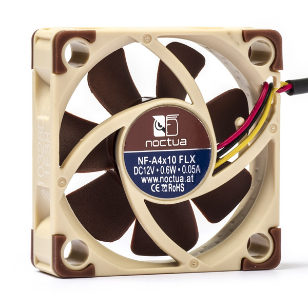 Noctua NF-A4x10 | 12V | 40x40x10 mm | 3-pin | axiaal | FLX ventilator ...